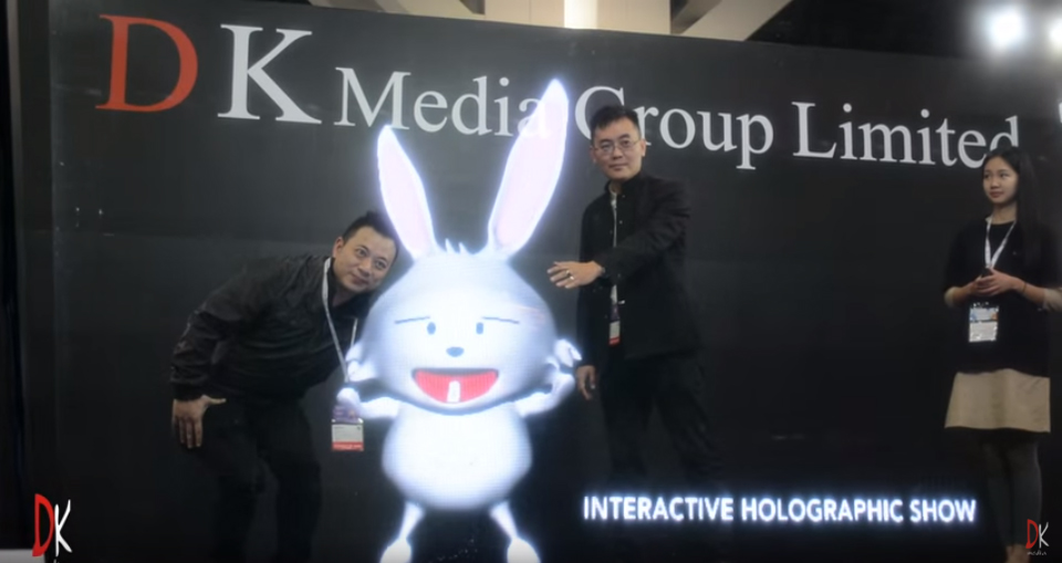 Interactive Holographic Show at Filmart 2015